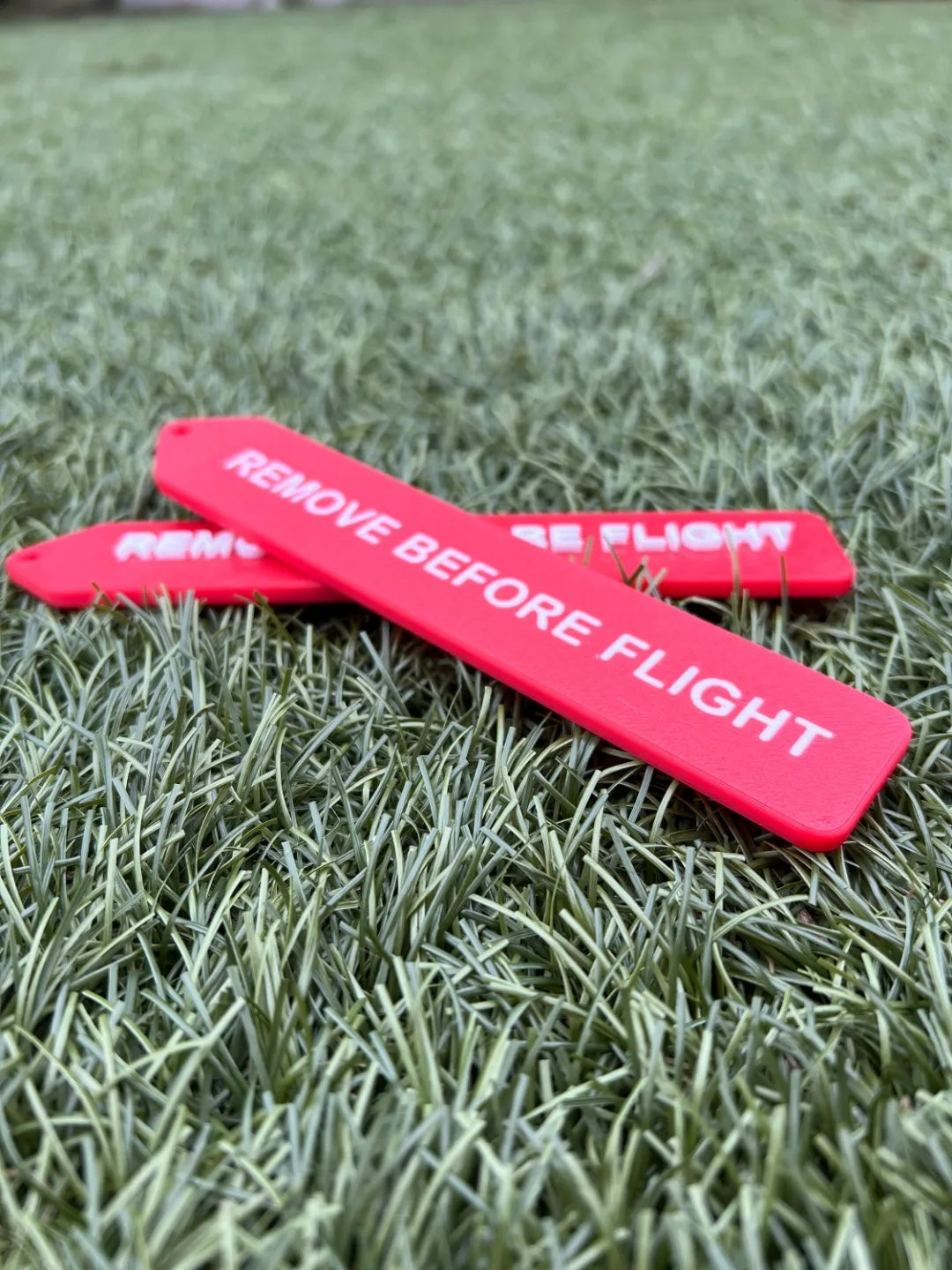 **"Remove Before Flight" Keychain | Aviation Enthusiast Gift | Fun Stocking Stuffer for Pilots | Durable Plastic Accessory**