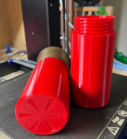 3D Printed - 12" - 12 Gauge Container