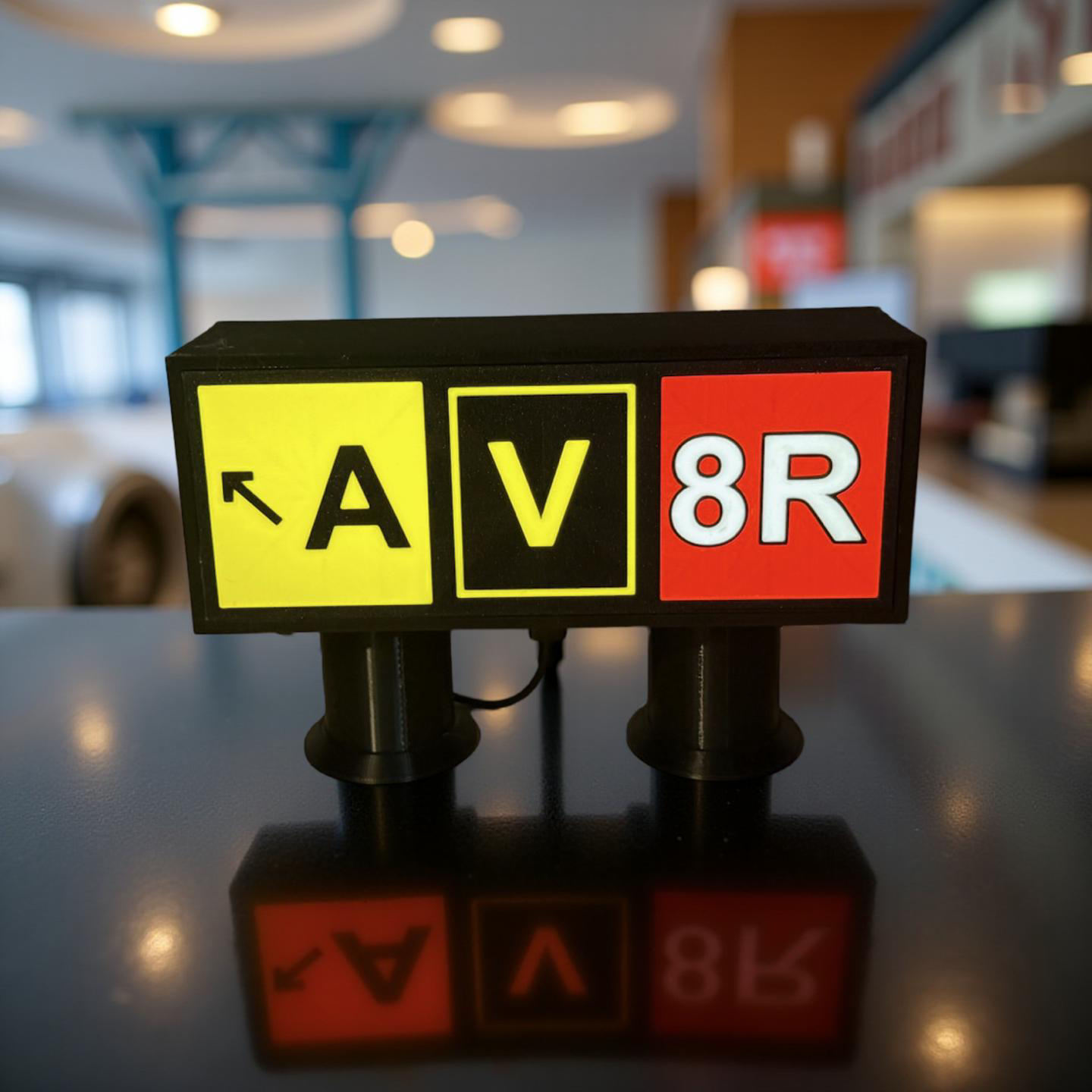 Custom Aviation Taxiway Light with USB-C Power (Customizable)